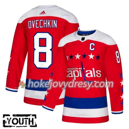 Dětské Hokejový Dres Washington Capitals Alexander Ovechkin 8 Alternate 2018-2019 Adidas Authentic